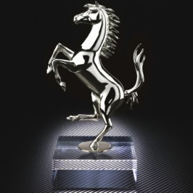 Silver sculpture of the Prancing Horse 270022442