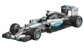 Модель болида Mercedes F1 2015, Nico Rosberg B66960538