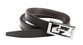 Женский двусторонний кожаный ремень Porsche Women's Reversible Leather Belt WAP0803740B