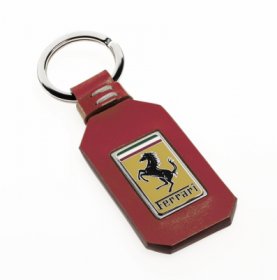 Ferrari tan leather GT keyring 270000277R