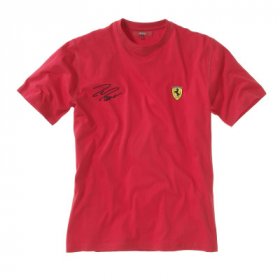 Men’s Scuderia Ferrari round-necked t-shirt autographed by Massa 270018431