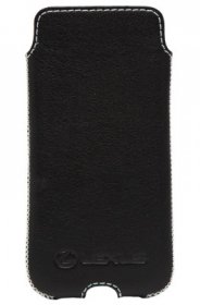 Черный кожаный чехол Lexus для iPhone 5/5S OTOY13020L