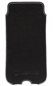 Черный кожаный чехол Lexus для iPhone 6/6S LMPE13021L