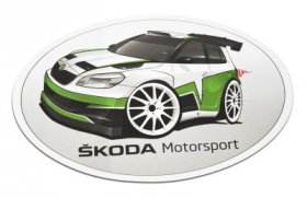 Наклейка Skoda Motorsport 91978