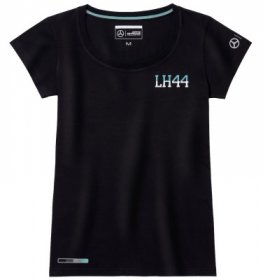 Женская футболка Mercedes F1 Lewis Hamilton No. 44 B67996673